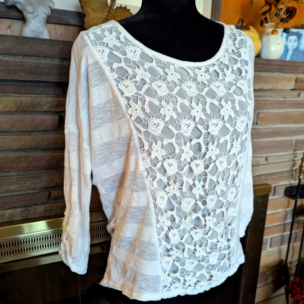 Cute sheer lacy top